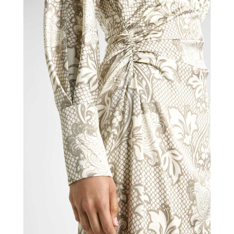 Cue Lattice Chintz Floral Midi Dress image number 2
